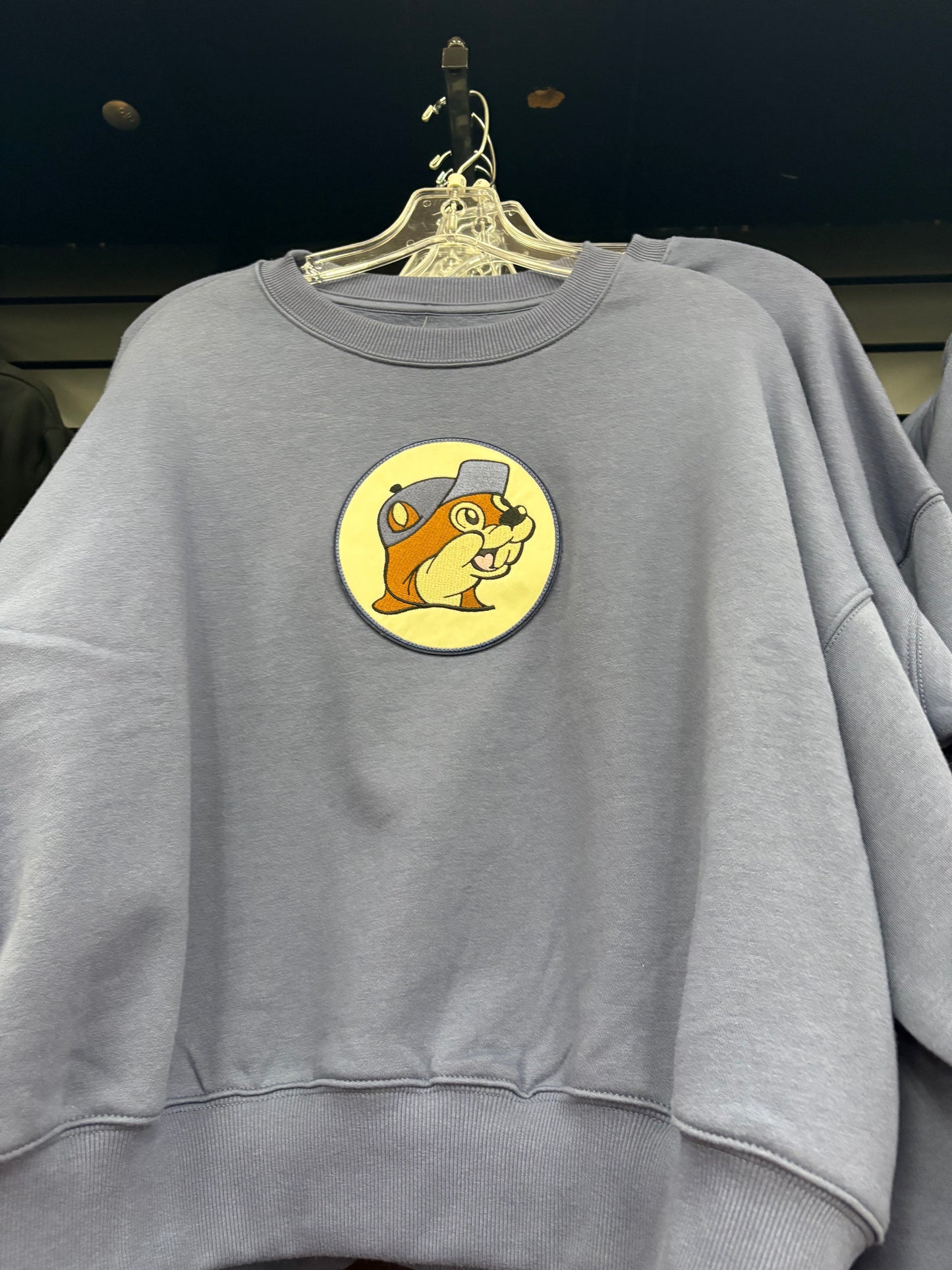 Buc-ee’s Adult Blue Fleece Sweatshirt