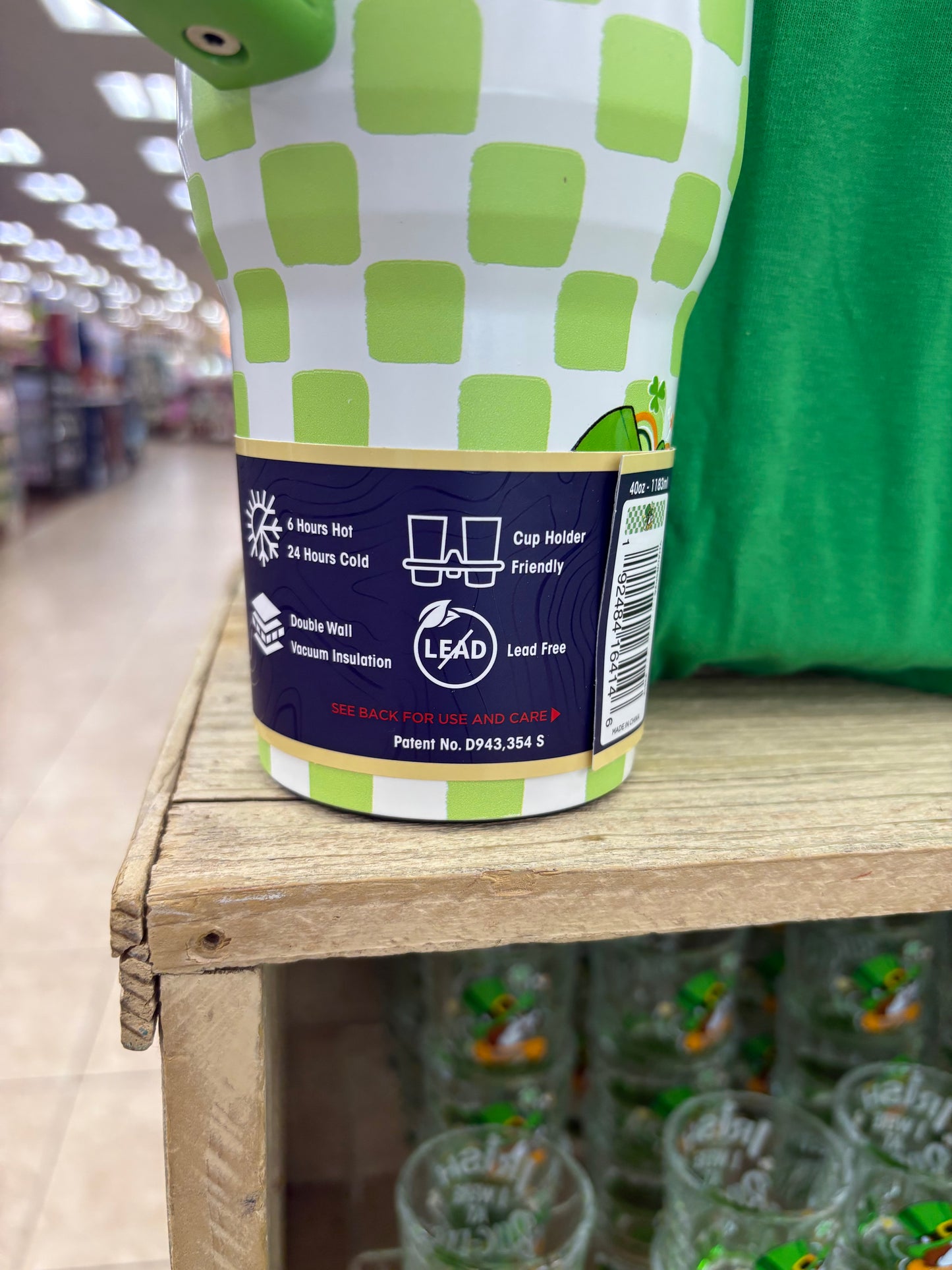 Buc-ee’s 2026 Limited Edition St Patrick’s Day Fit Forty 40oz Stainless Steel Tumbler with Handle