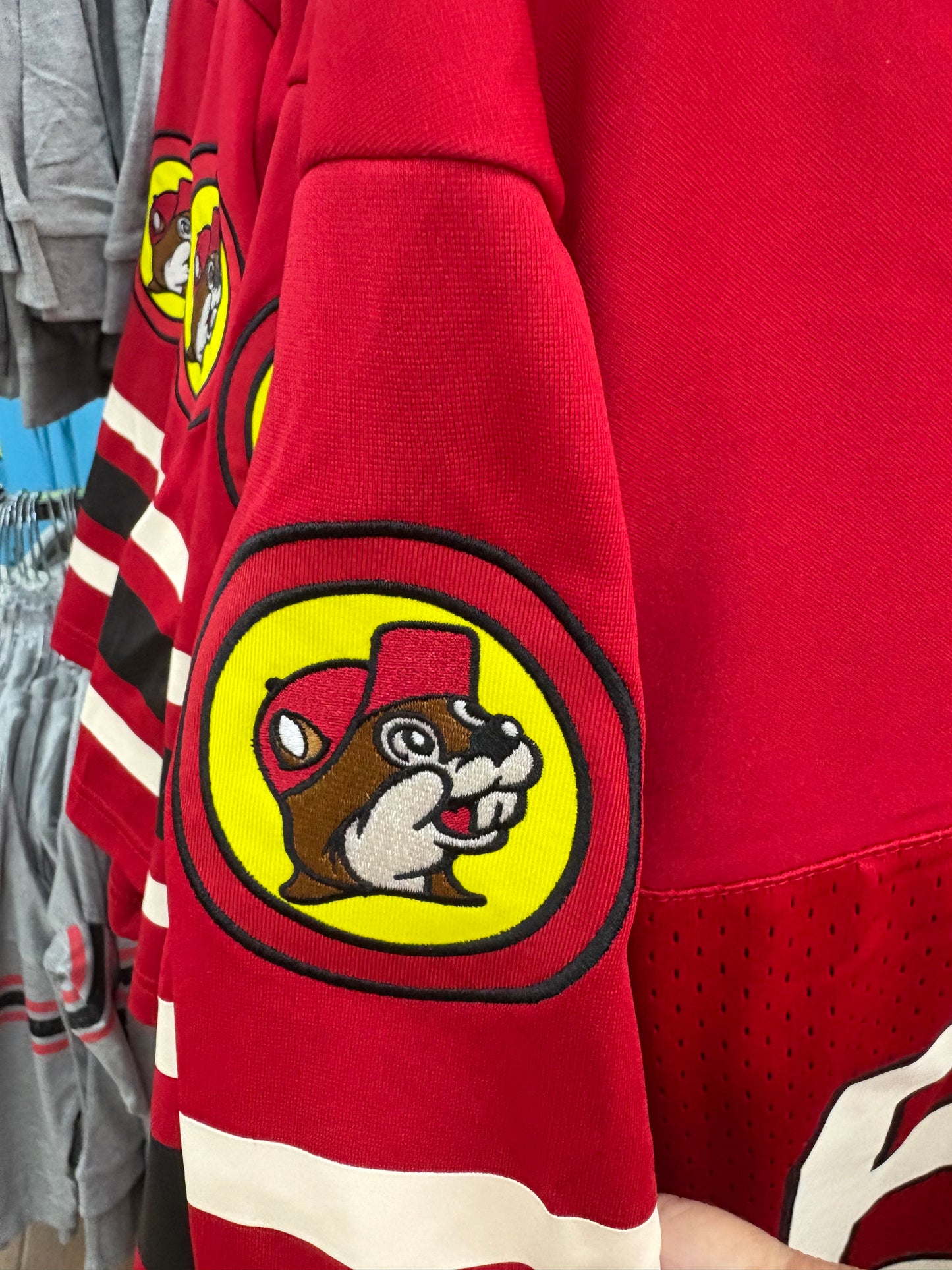 Buc-ee’s Adult Red Mesh “Texas 82” Football Jersey