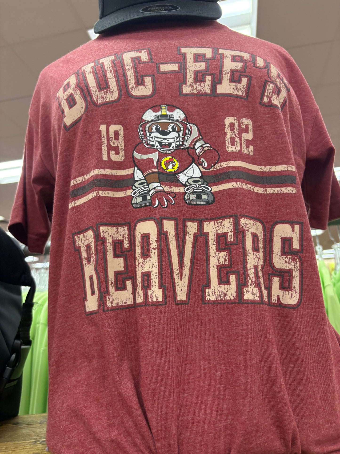 Buc-ee’s Adult Red 1982 Beaver T-Shirt