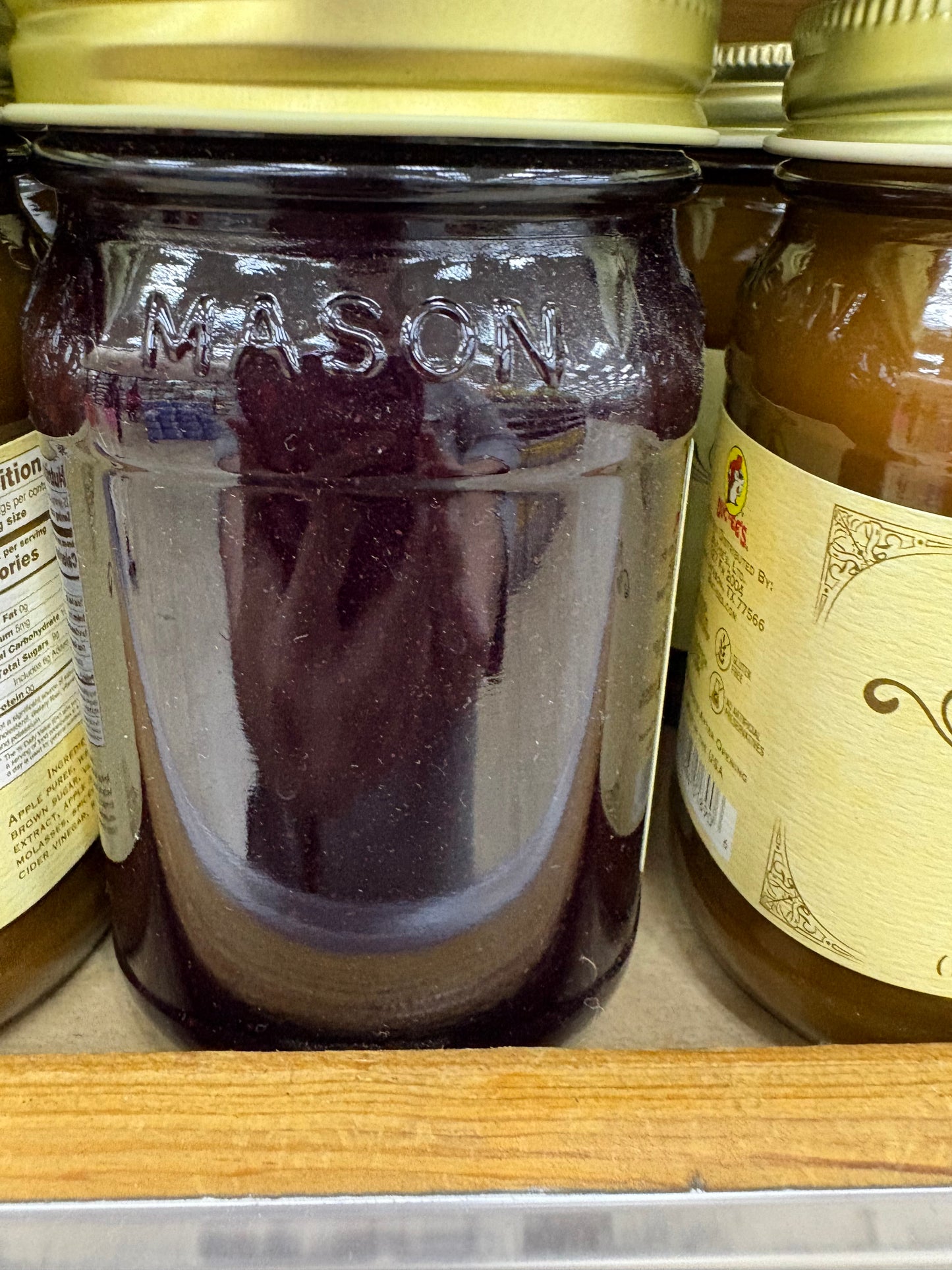 Buc-ees Blackberry Jam 17.5oz Glass Jar