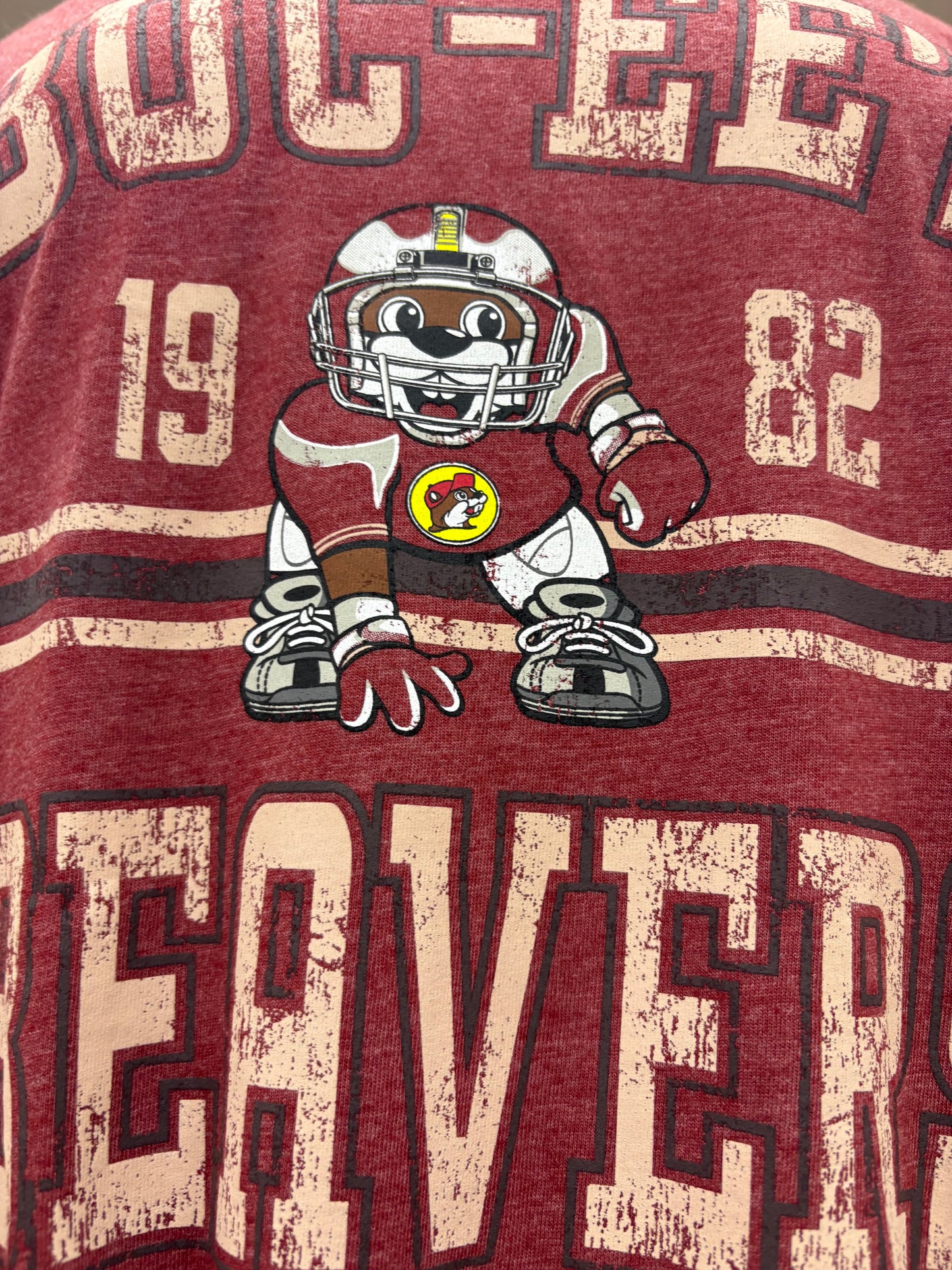 Buc-ee’s Adult Red 1982 Beaver T-Shirt