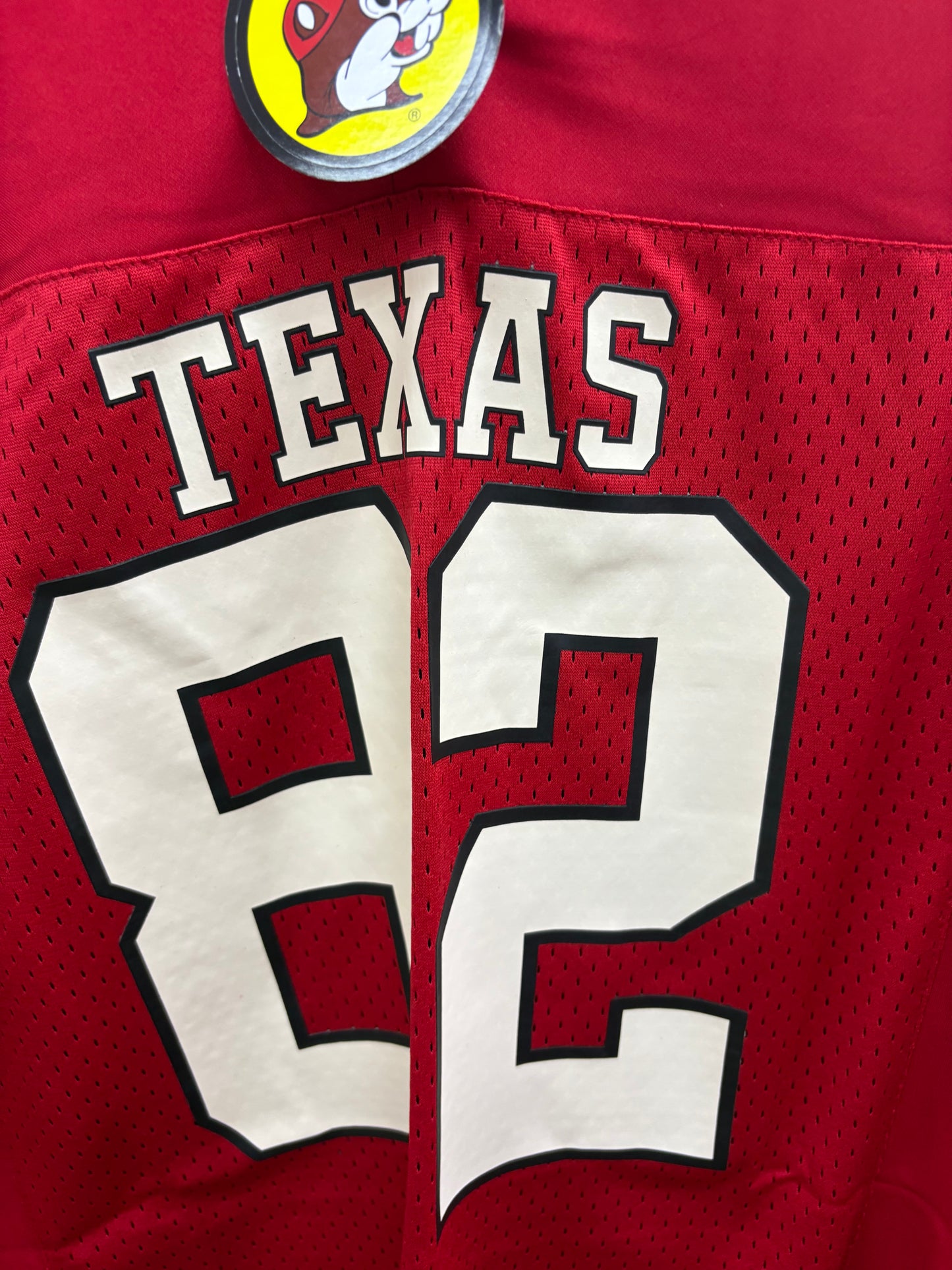 Buc-ee’s Adult Red Mesh “Texas 82” Football Jersey