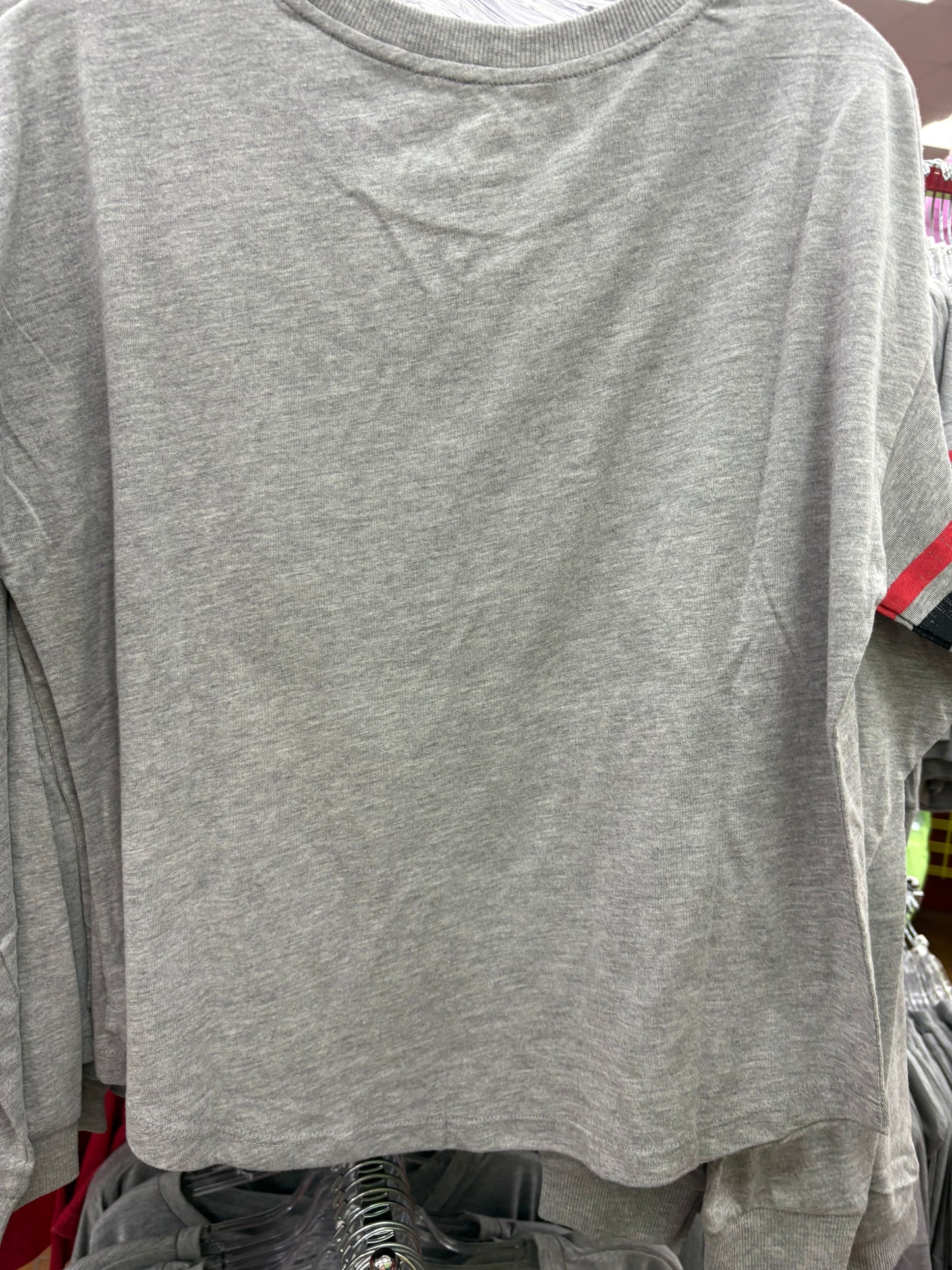 Buc-ee’s Adult Long Sleeve Gray Game Jersey