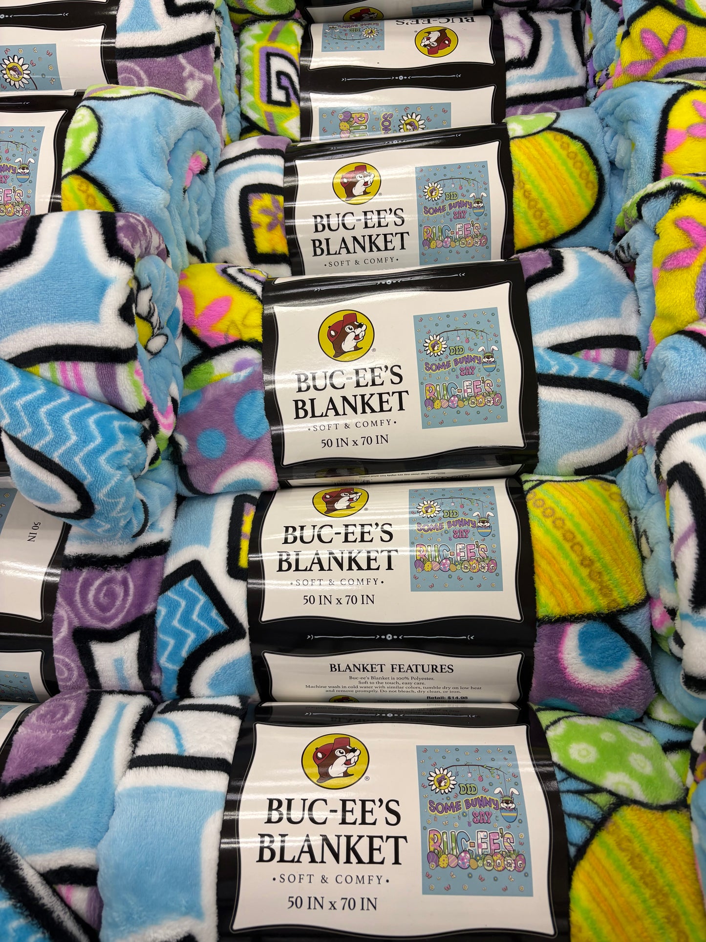 Buc-ee’s 2026 Easter 50”x70” Plush Blanket