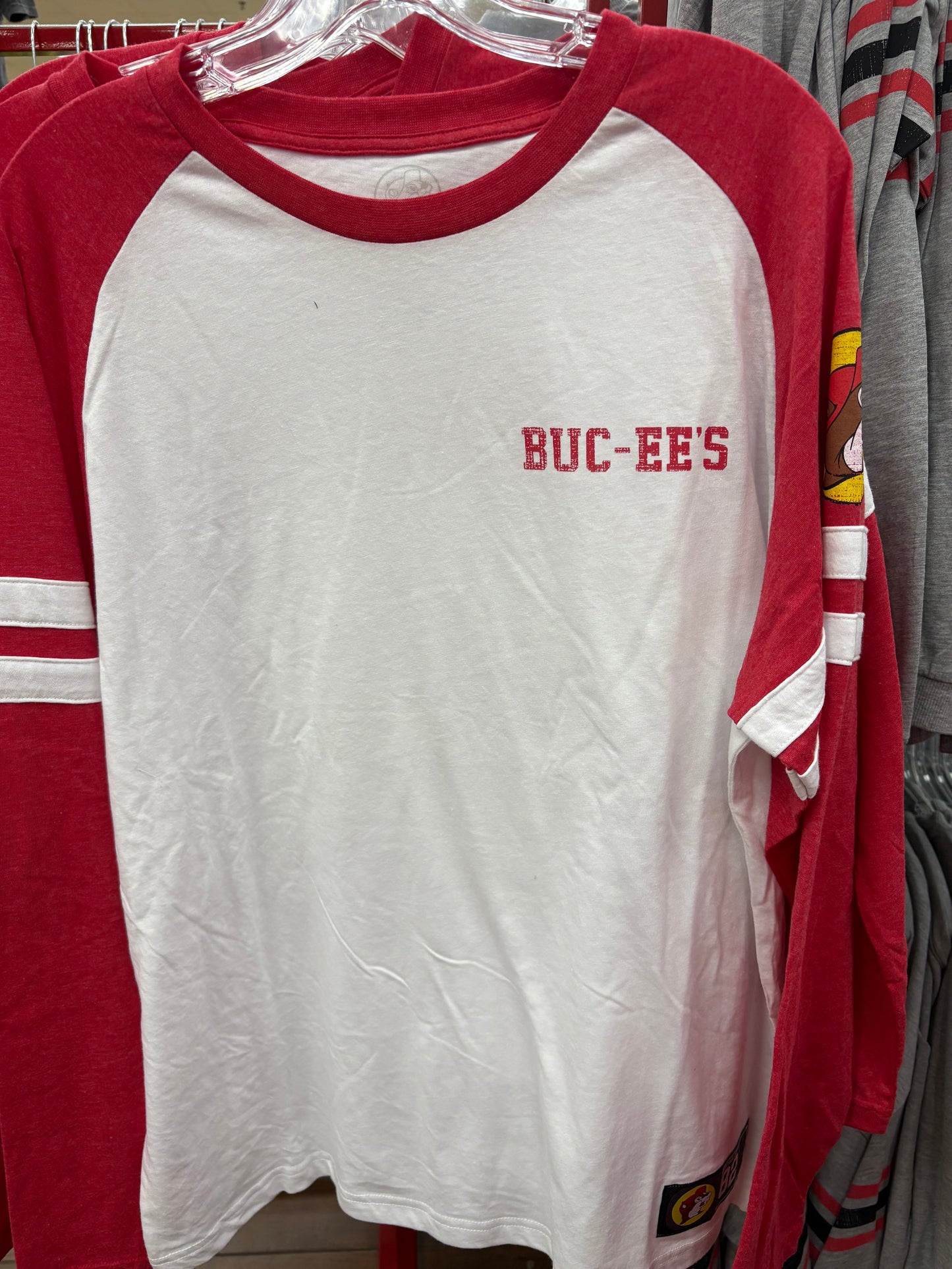 Buc-ee’s Adult Unisex Red and White Jersey