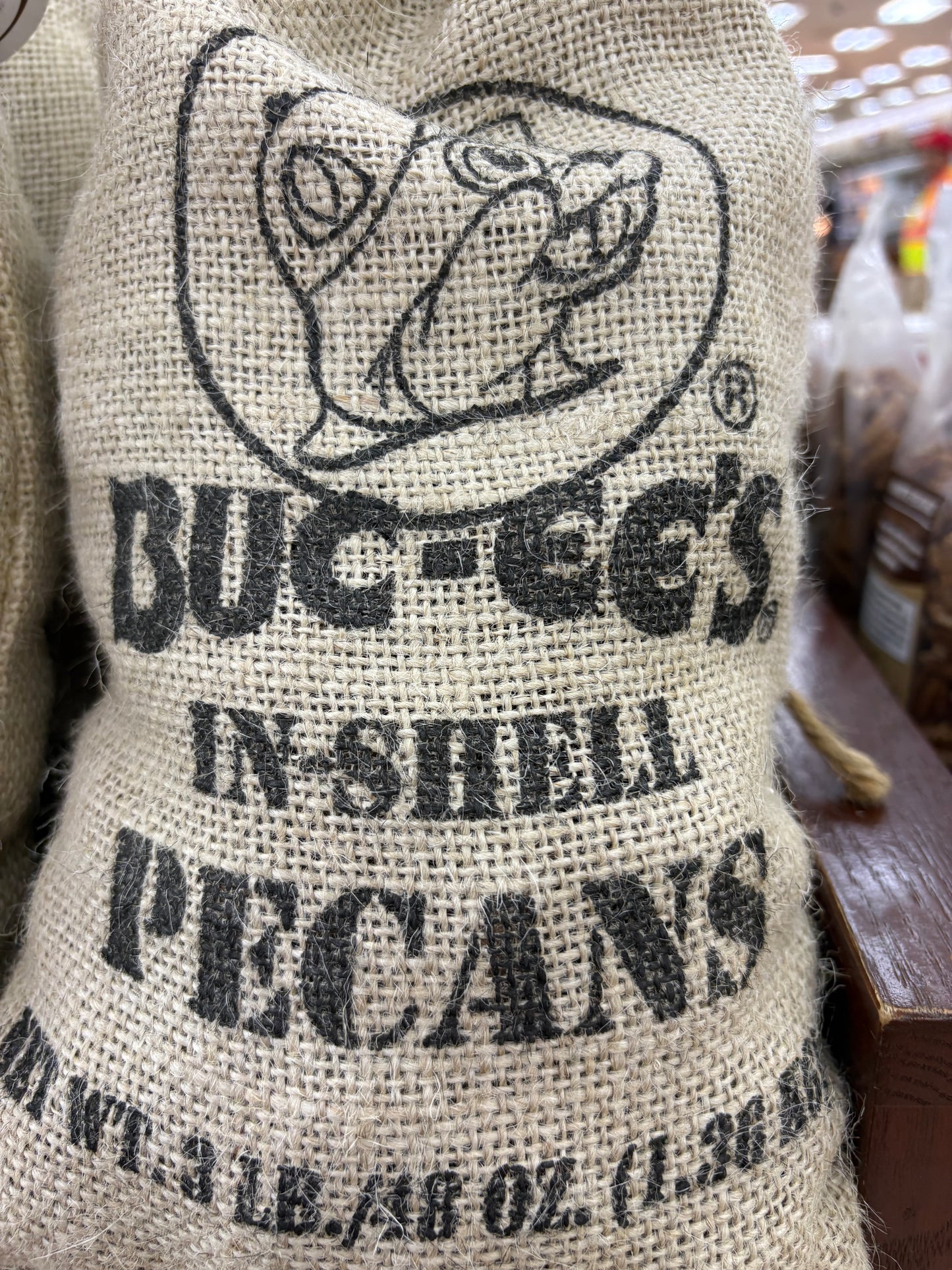 Buc-ee’s 3 lb Canvas Bag of In-Shell Pecans