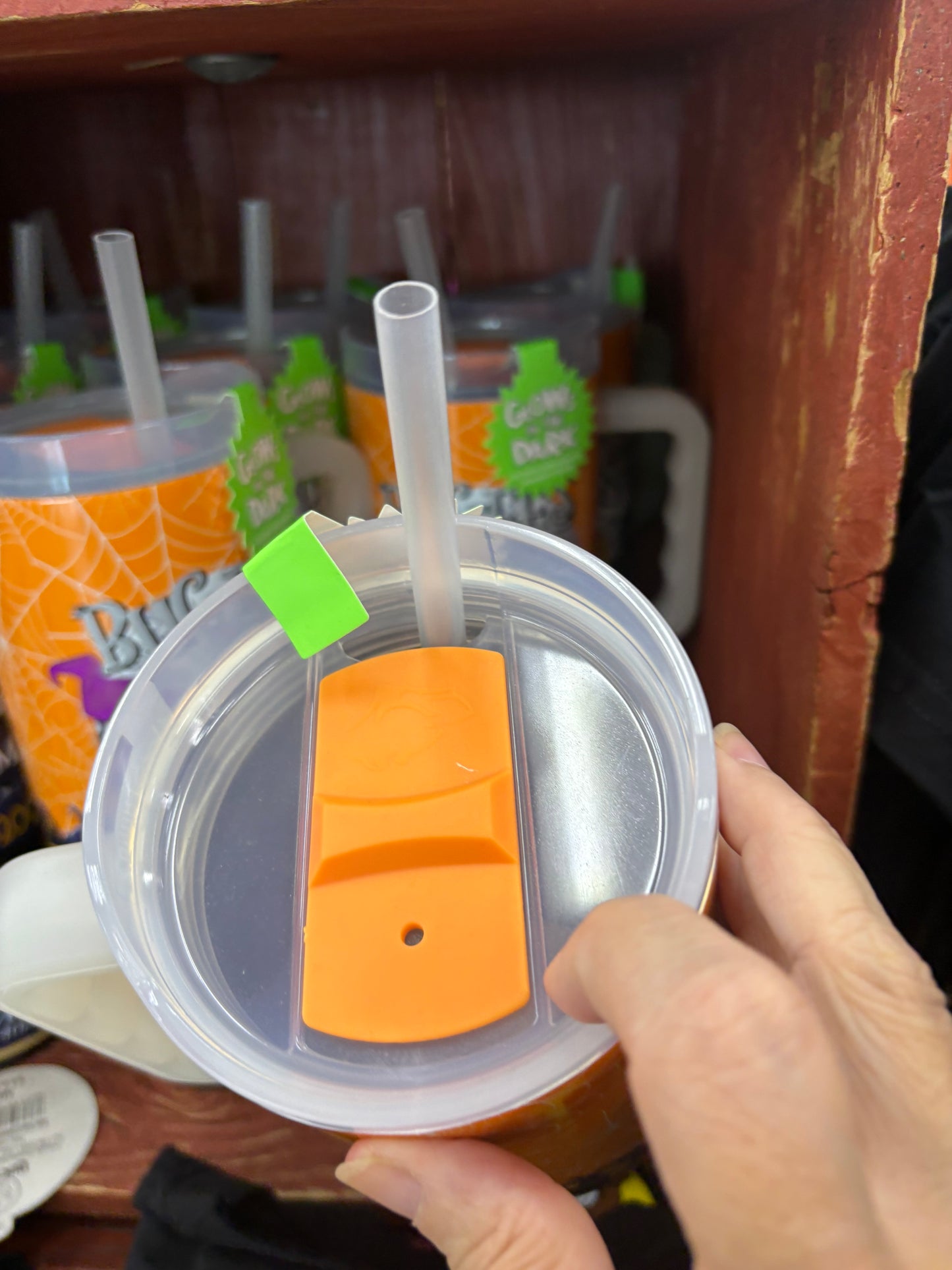Buc-ee's Limited Edition Halloween Glow in the Dark Fit Forty 40oz Tumbler with Handle, Lid, and Straw