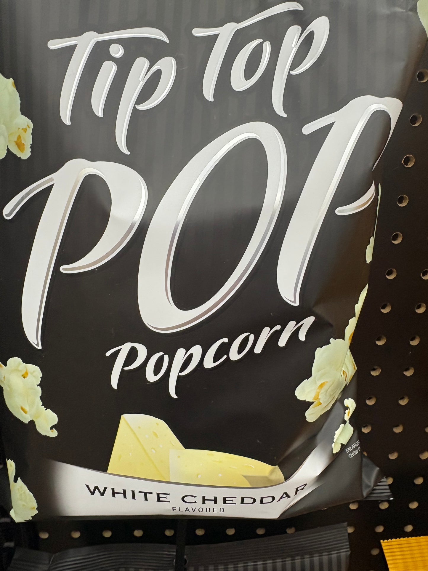 Bucees Tip Top Pop Popcorn White Cheddar 5 Ounce Bag