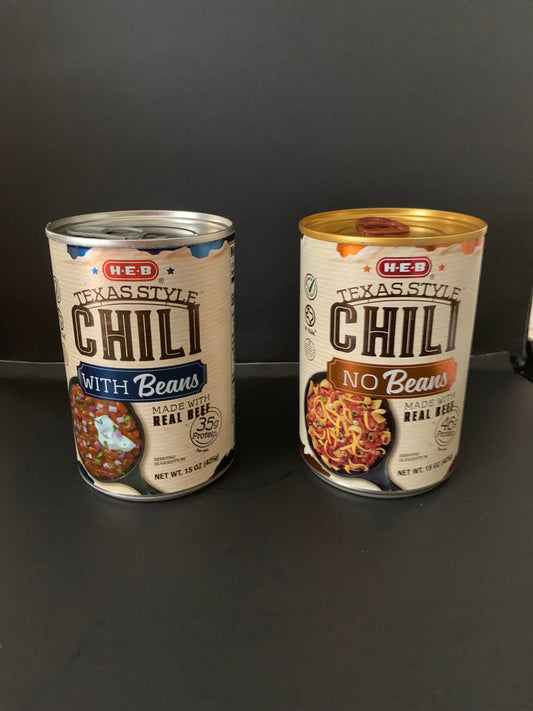 H‑E‑B Texas Style Chili WITH Beans