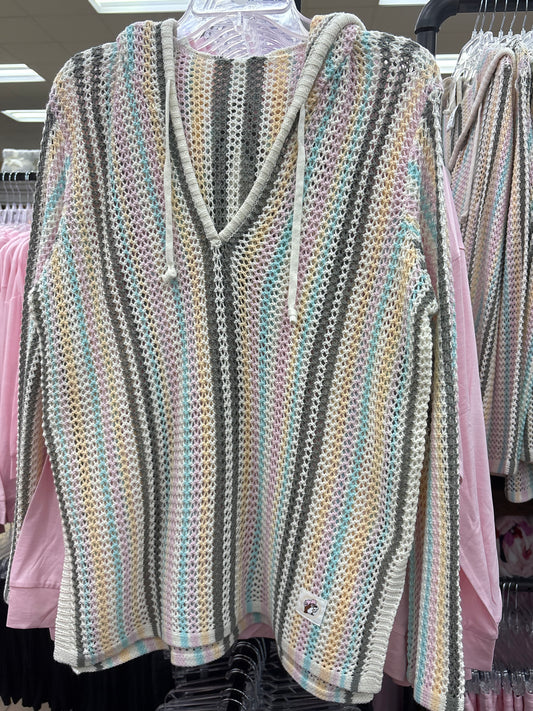 Buc-ee’s Spring Adult Crochet Long Sleeve Hoodie