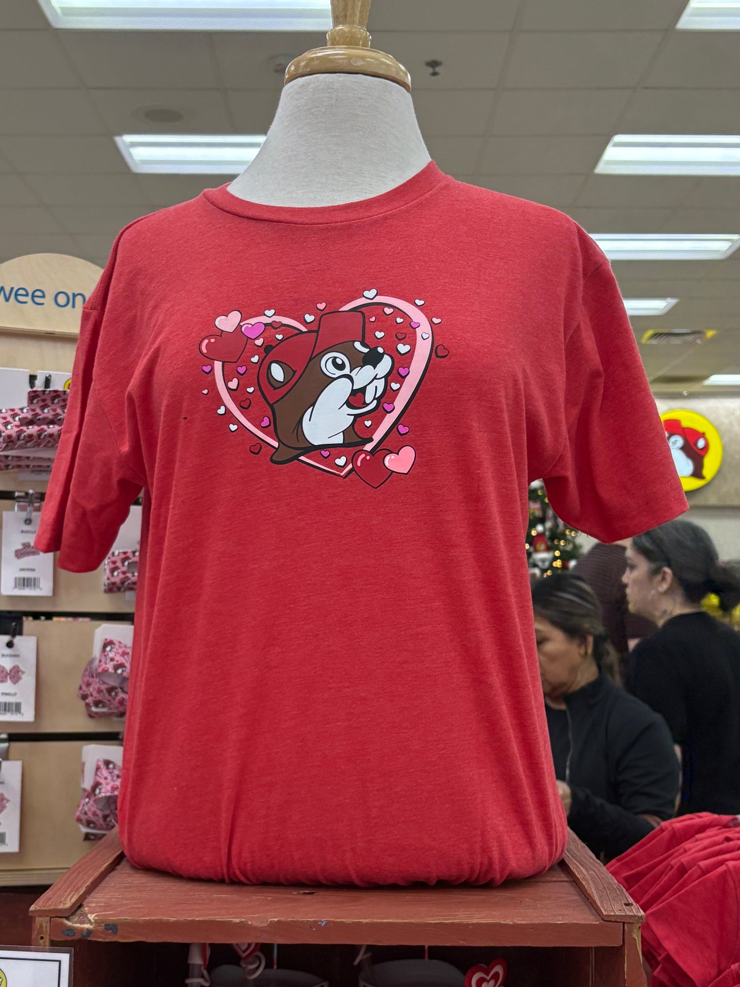 Buc-ee’s 2026 Valentine “I’m a Sucker for Buc-ee’s Red T-Shirt/Onesie 3mo-Adult 3X