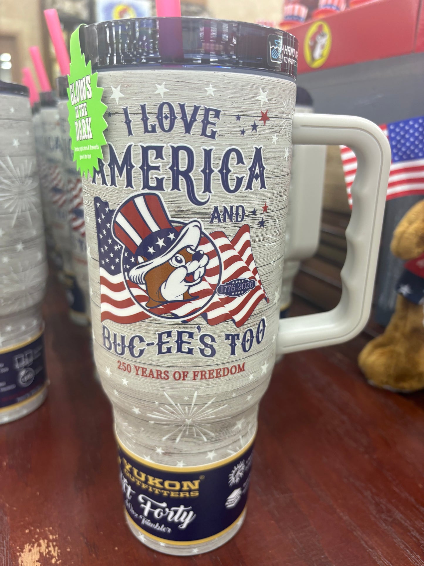 Buc-ee’s Limited Edition Patriotic 4th of July 250 Years 40 Oz Tumbler