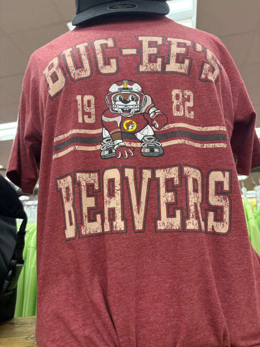 Buc-ee’s Adult Red 1982 Beaver T-Shirt