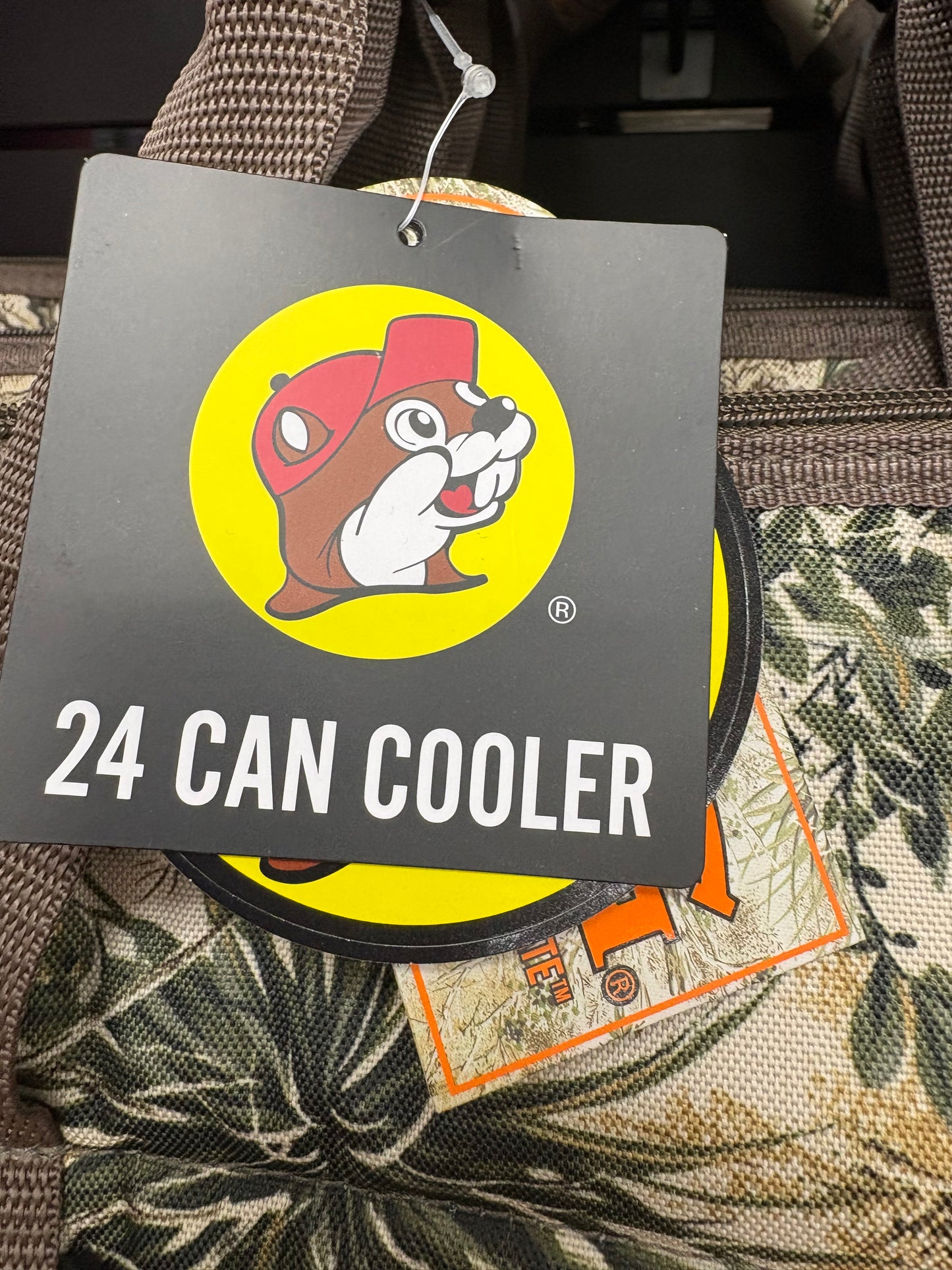 Bucees Camo Game Guard 24pk Cooler with 2 Carry Straps and Handles