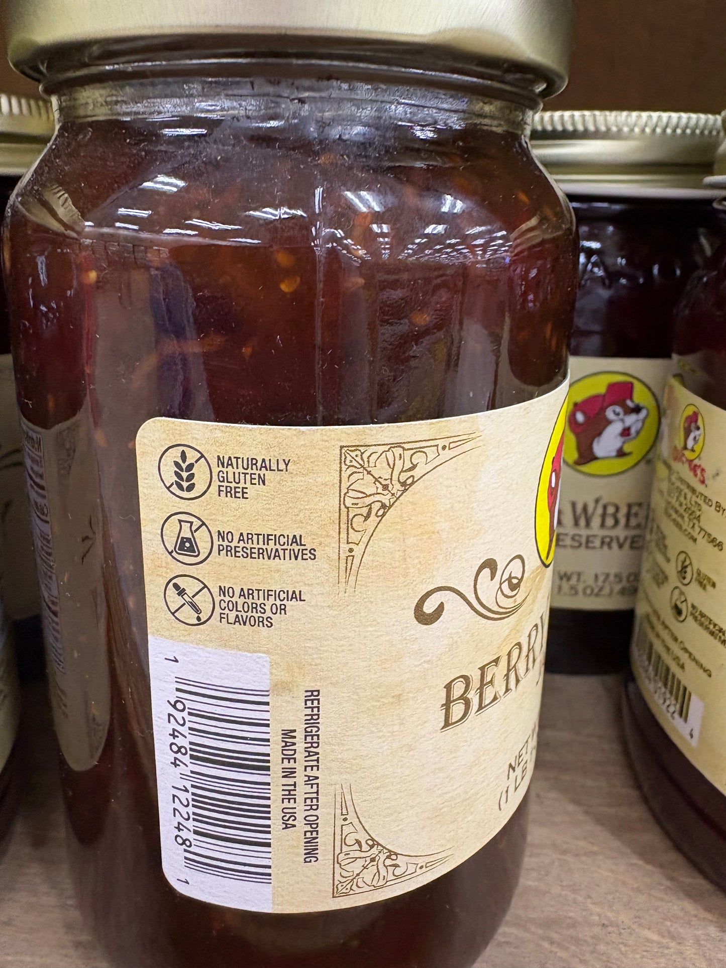 Buc-ee’s Berry Bacon Jam 17oz Jar