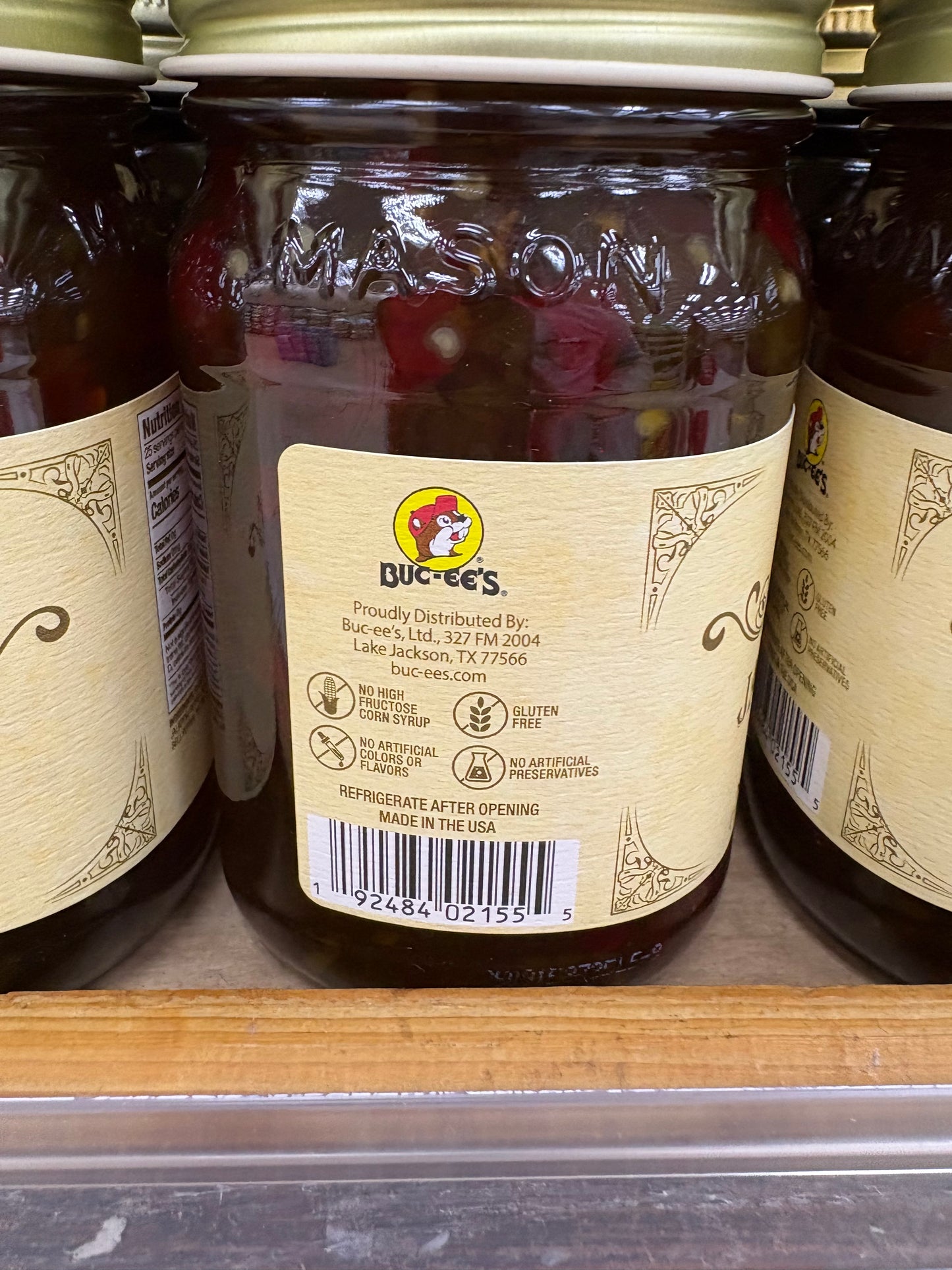 Buc-ee’s Jalapeño Jelly 17.5oz Glass Jar
