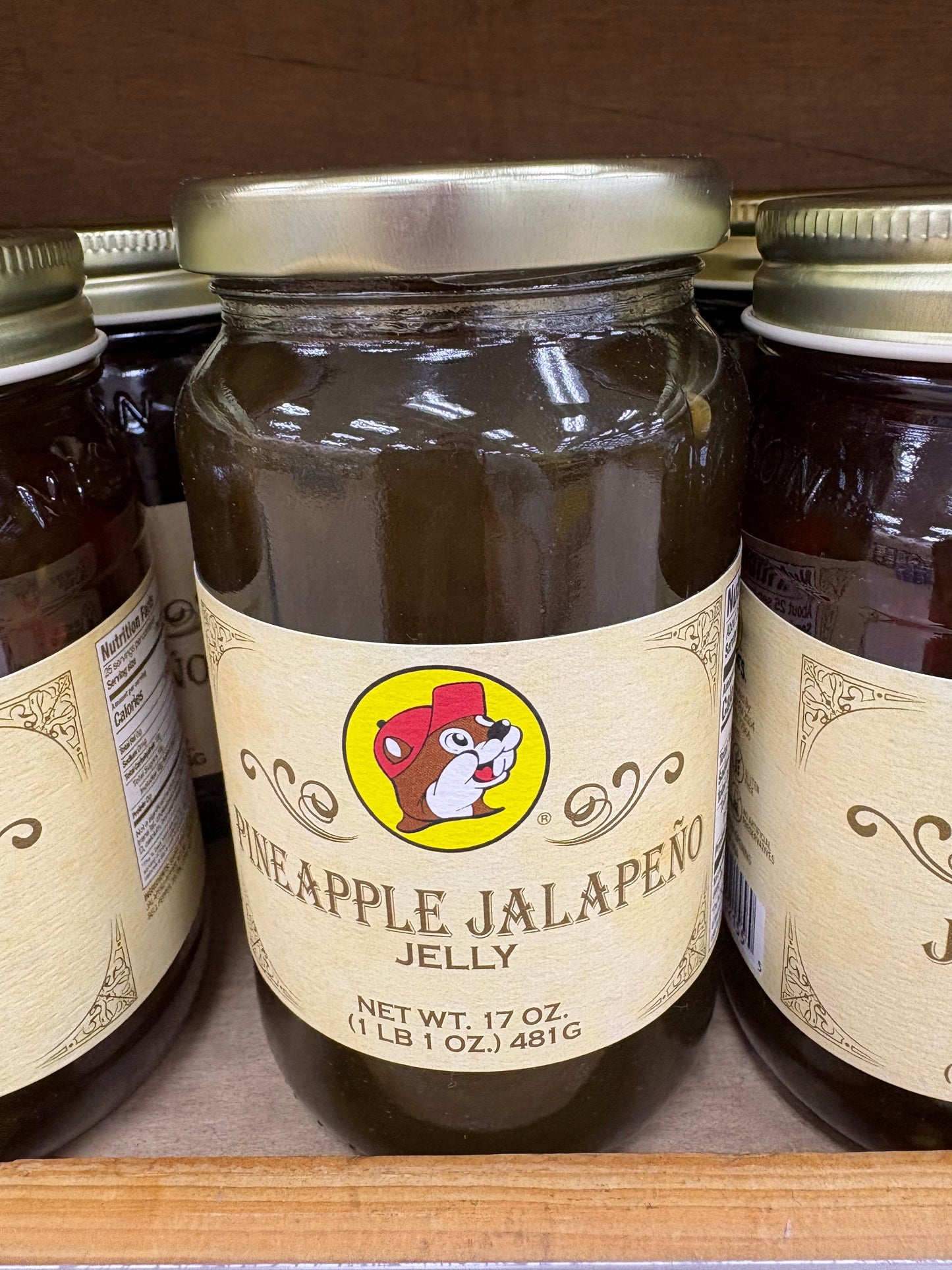 Buc-ee’s Pineapple Jalapeño Jelly 17oz Glass Jar