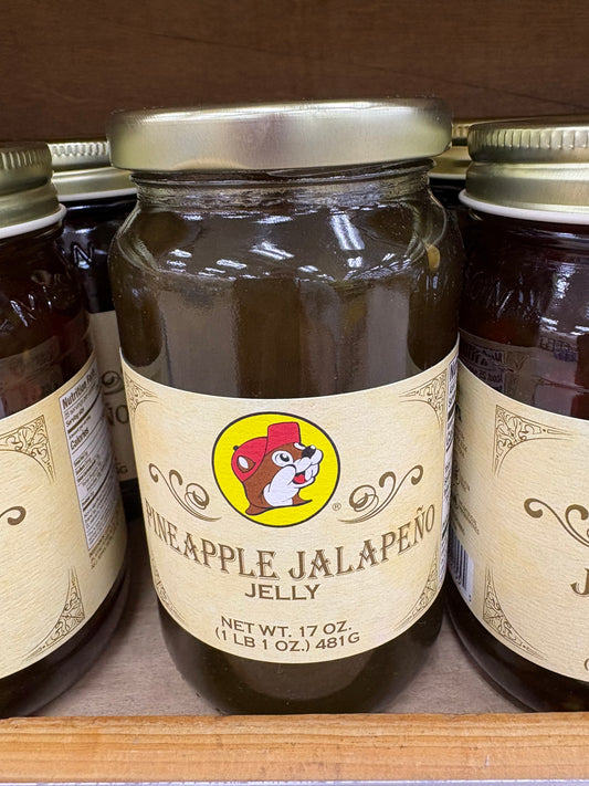 Buc-ee’s Pineapple Jalapeño Jelly 17oz Glass Jar