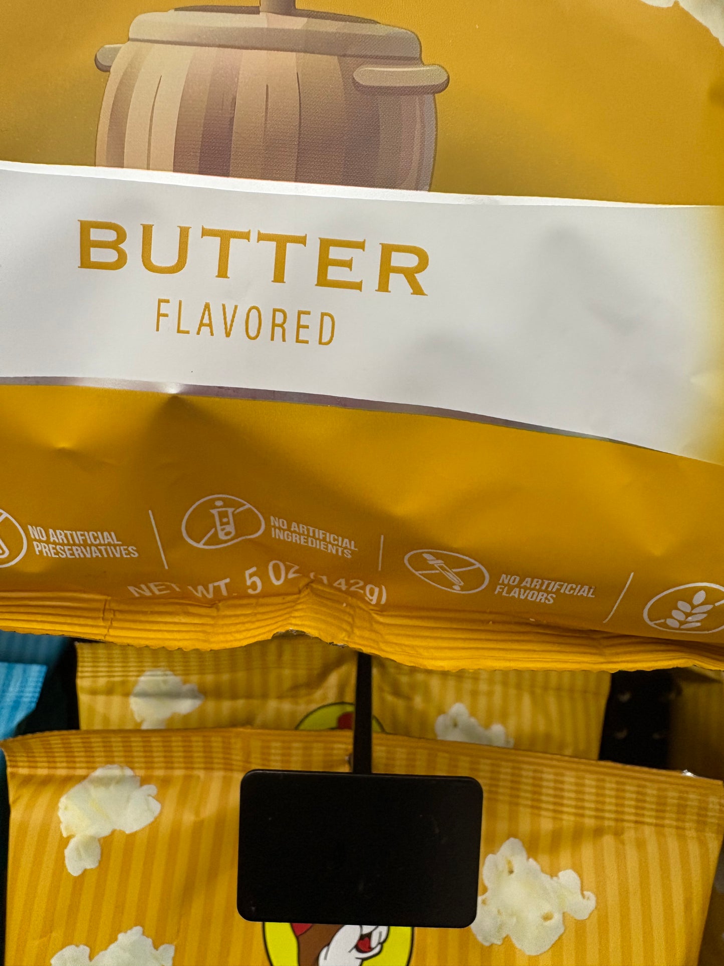 Bucees Tip Top Pop Popcorn Butter Flavor 5 Ounce Bag