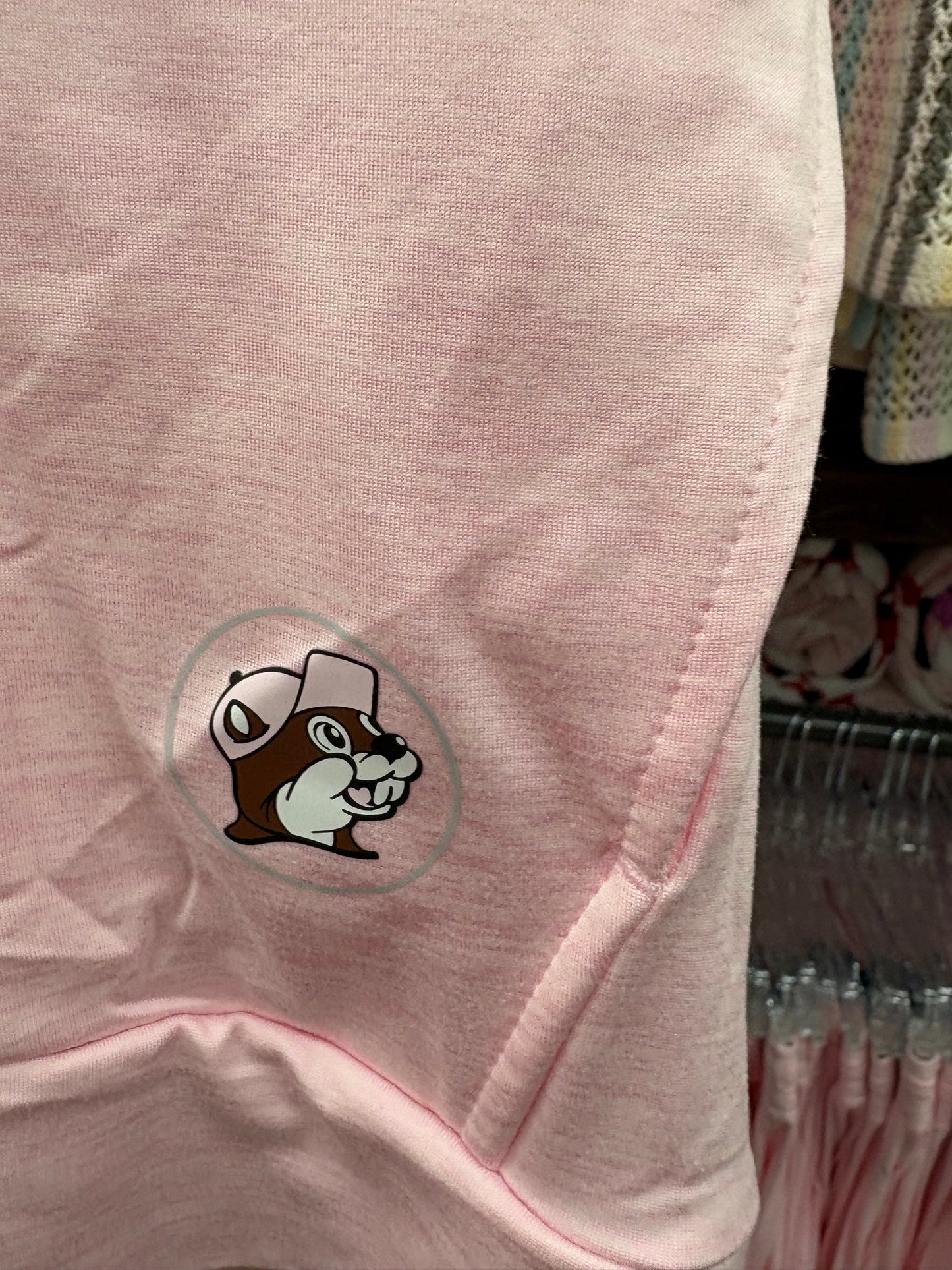 Buc-ee’s Pink Adult Lightweight Hoodie Long Sleeve