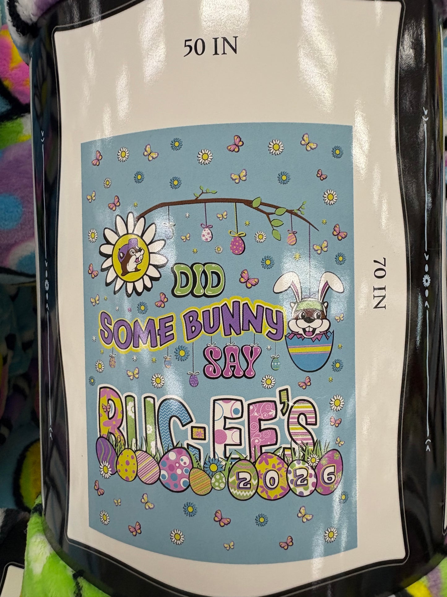 Buc-ee’s 2026 Easter 50”x70” Plush Blanket