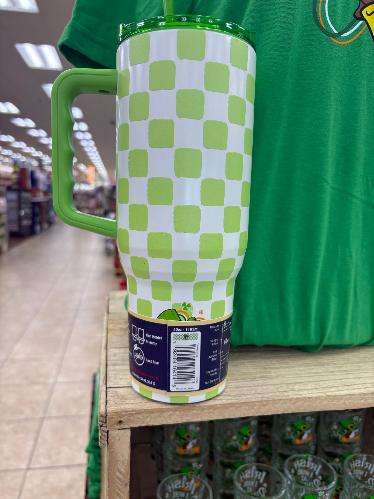 Buc-ee’s 2026 Limited Edition St Patrick’s Day Fit Forty 40oz Stainless Steel Tumbler with Handle
