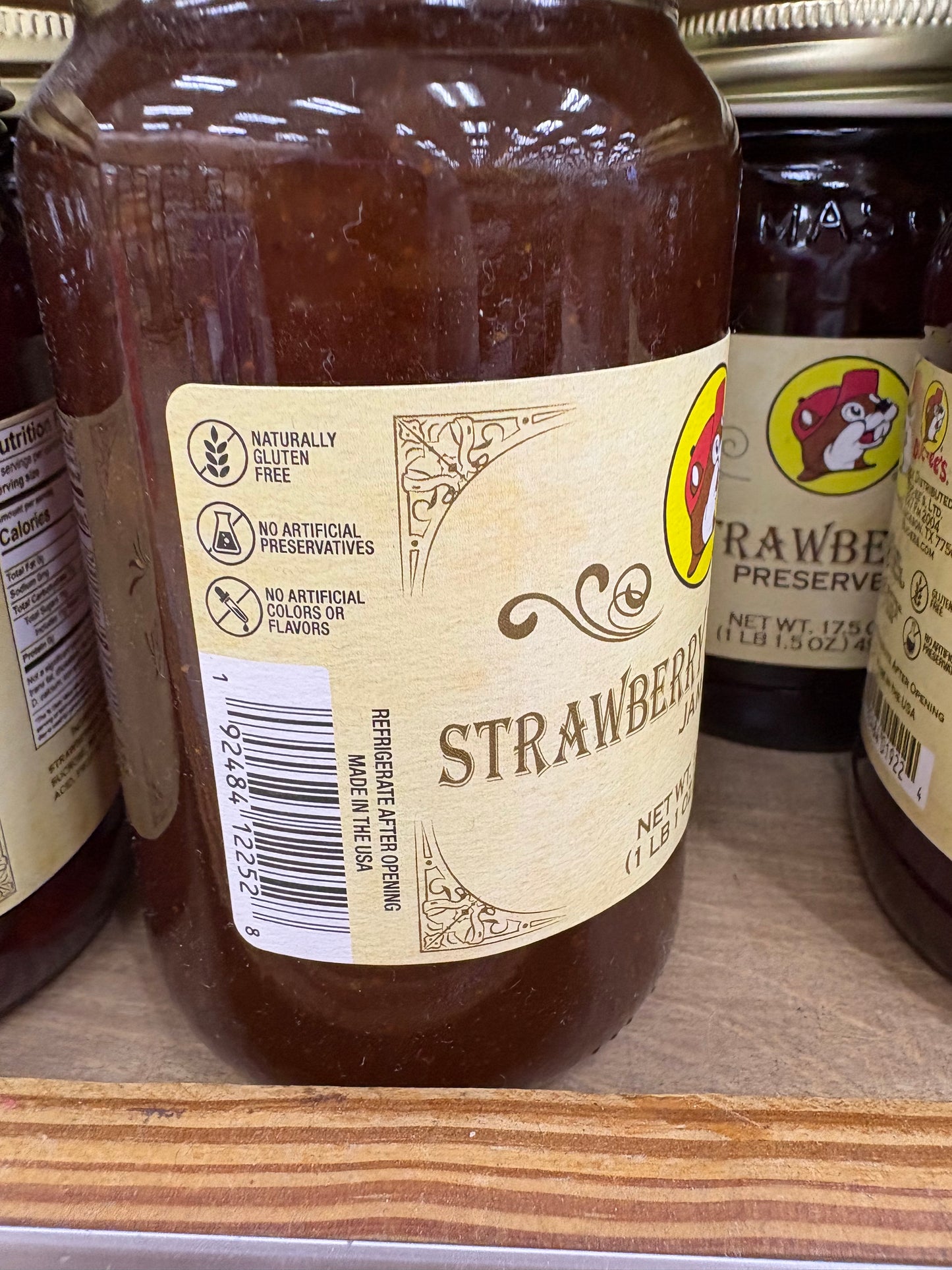 Buc-ee’s Strawberry Lemonade Jam 17oz Glass Jar