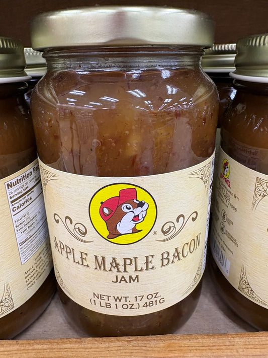 Buc-ee’s Apple Maple Bacon Jam 17oz Glass Jar