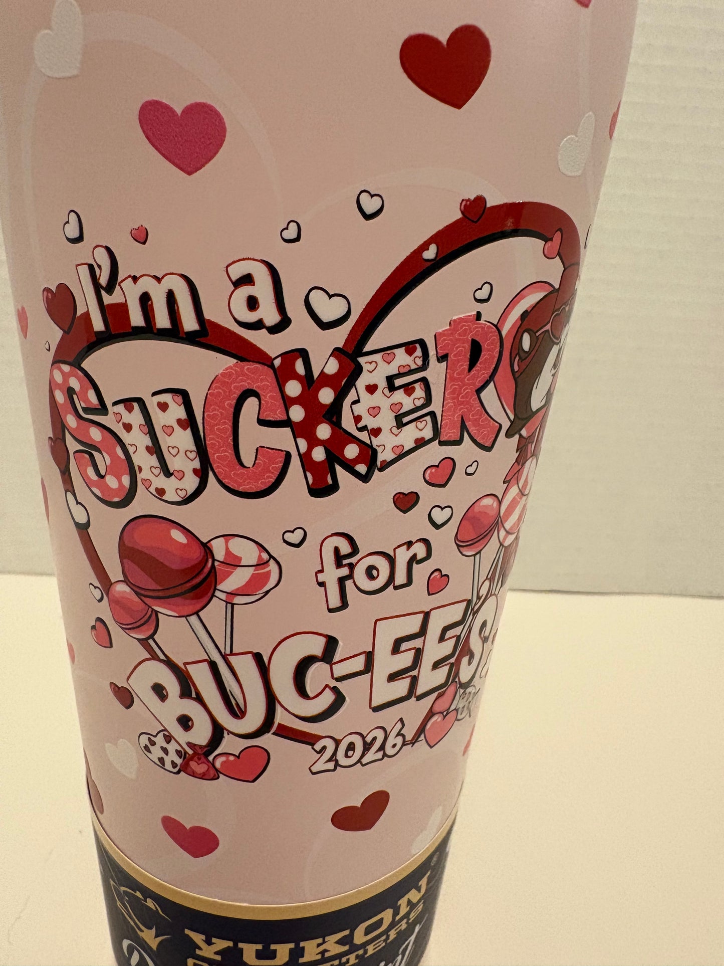 Buc-ee’s Valentine 2026 “I’m a Sucker for Buc-ee’s” 32oz Tumbler with Lid