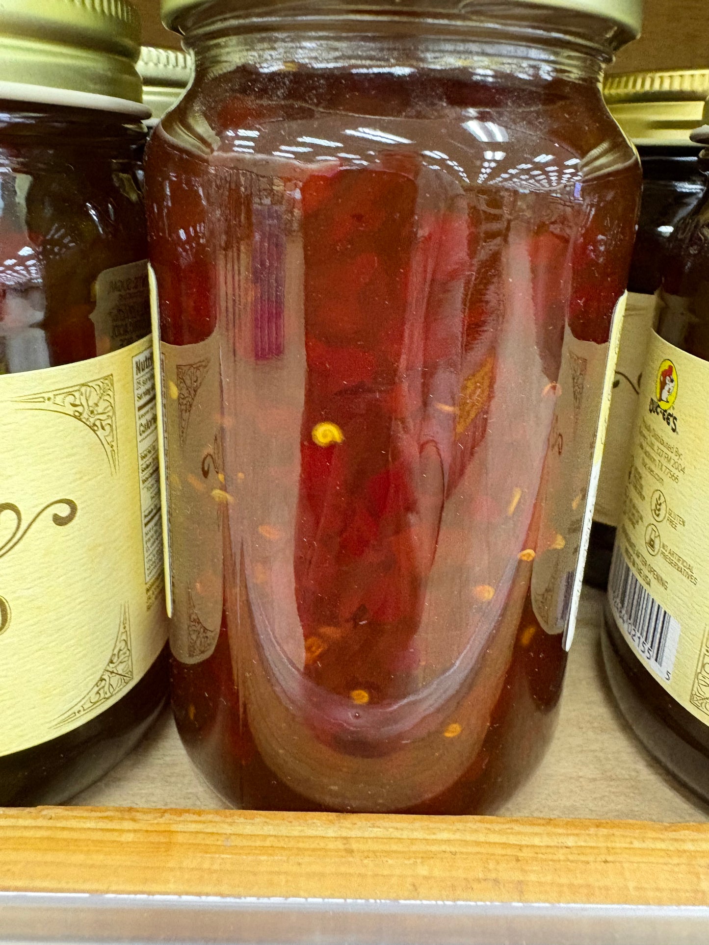 Buc-ee’s Red Pepper Jelly 17oz Glass Jar