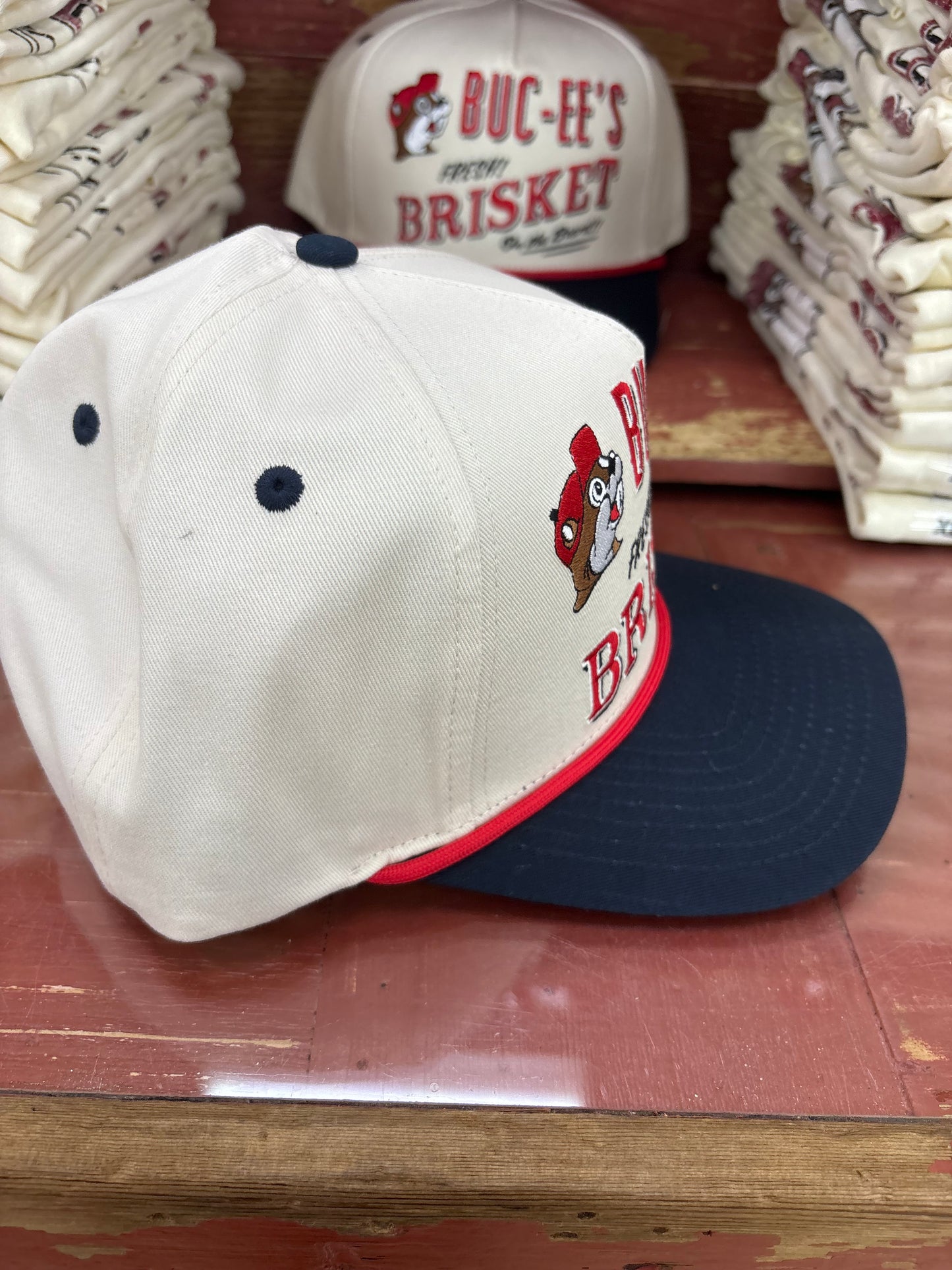 Buc-ee’s 100% Cotton Adult “Buc-ee’s Brisket” Adjustable Ball Cap
