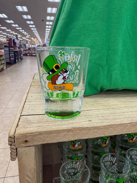 Buc-ee’s 2026 Limited Edition St Patrick’s Day 1 oz Decorative Shot Glass