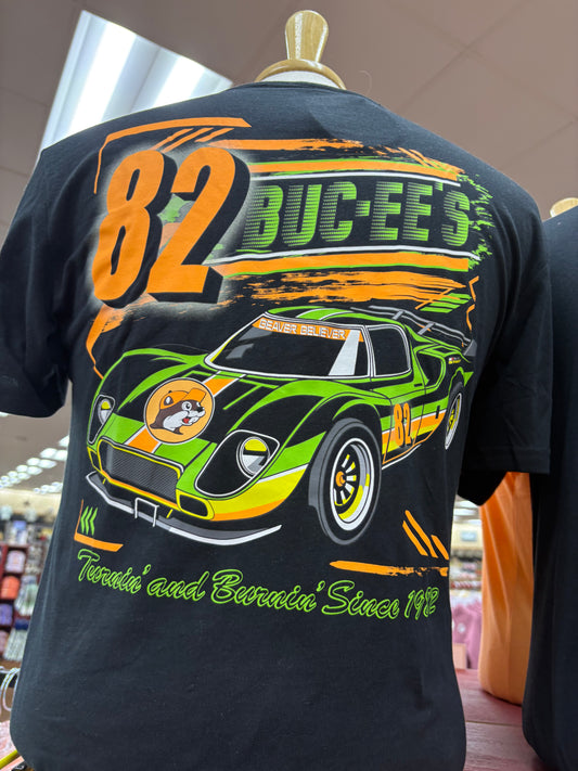 Buc-ee’s Adult Black “Turnin’ and Burnin’ Since 1982” T-shirt