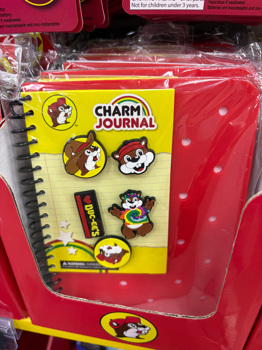 Buc-ee’s Red and Rainbow Charm Journals