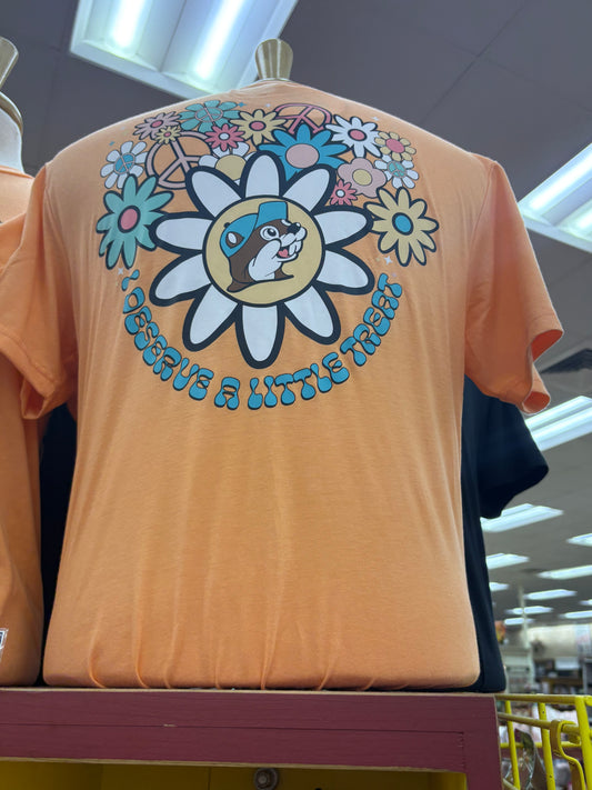 Buc-ee’s Orange “I Deserve a Little Treat” Adult T-Shirt