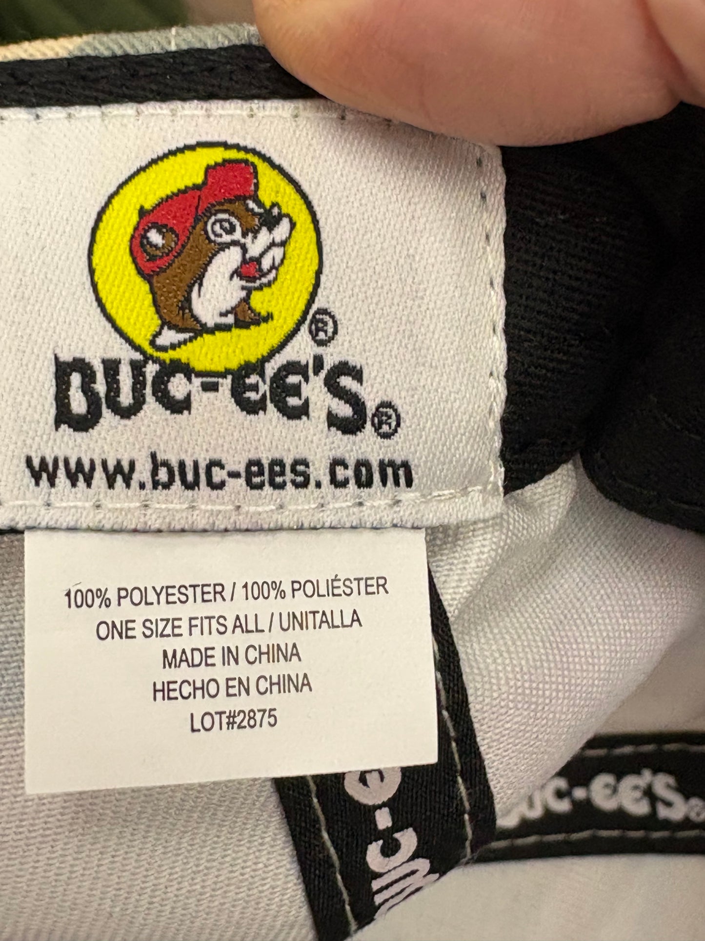 Buc-ee’s Adult Pink and Blue Camouflage Hat with Beaver Emblem