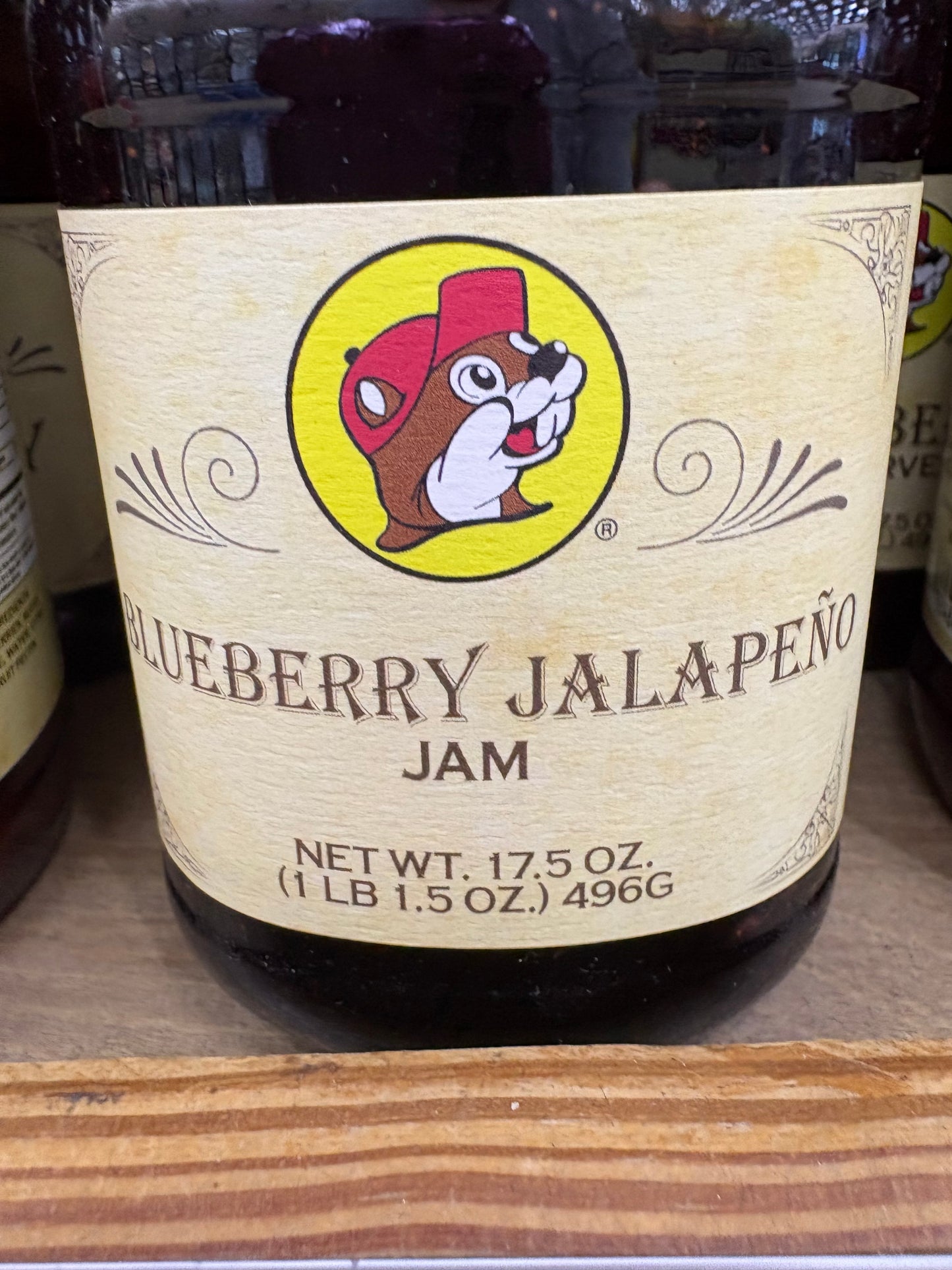 Blueberry Jalapeño Jam 17.5oz Glass Jar