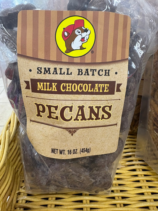 Buc-ee’s 16oz Bag Milk Chocolate Pecans
