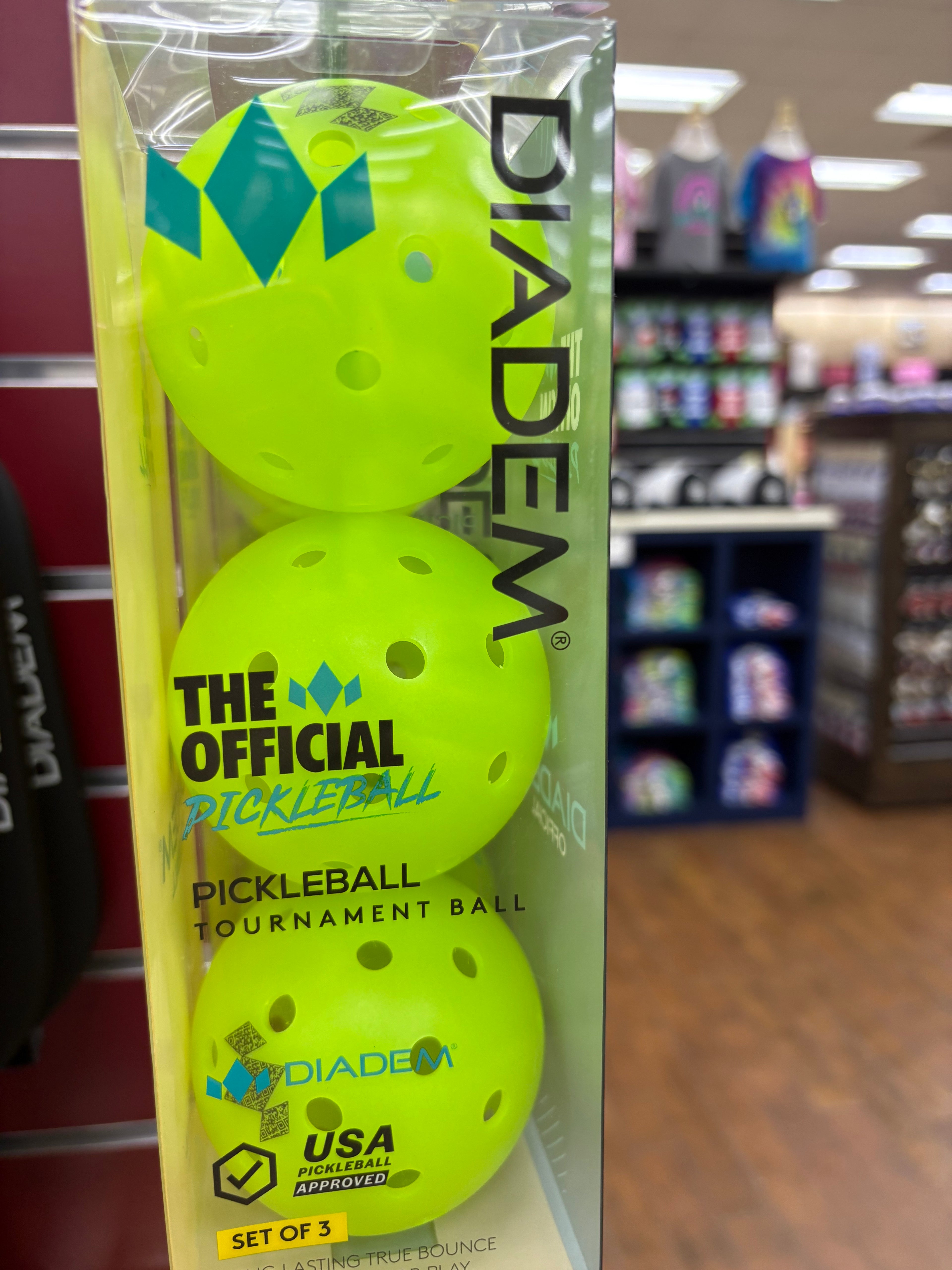 Buc-ees 3 Pack Diadem Official Pickle Ball