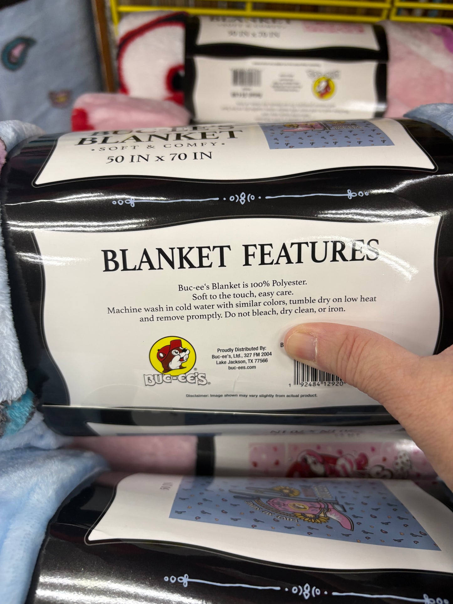 Buc-ee’s Ultra Soft “Boots & Buc-ee’s” 50x70” Blanket