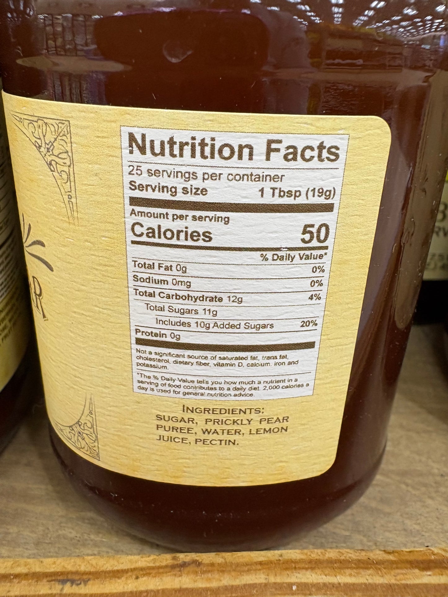 Buc-ees Prickly Pear Cactus Jam 17.5oz Glass Jar