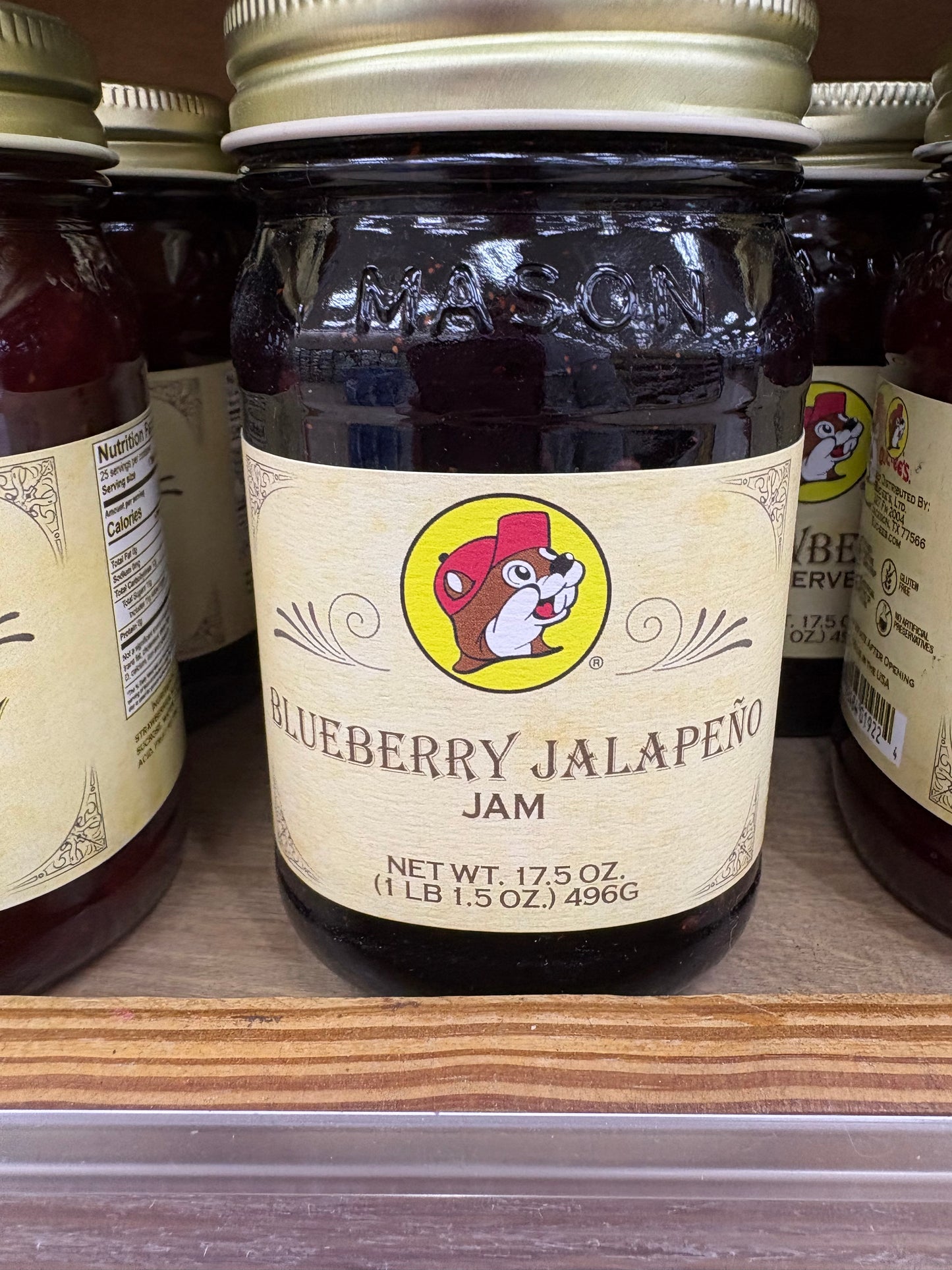 Blueberry Jalapeño Jam 17.5oz Glass Jar