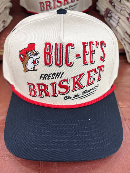 Buc-ee’s 100% Cotton Adult “Buc-ee’s Brisket” Adjustable Ball Cap