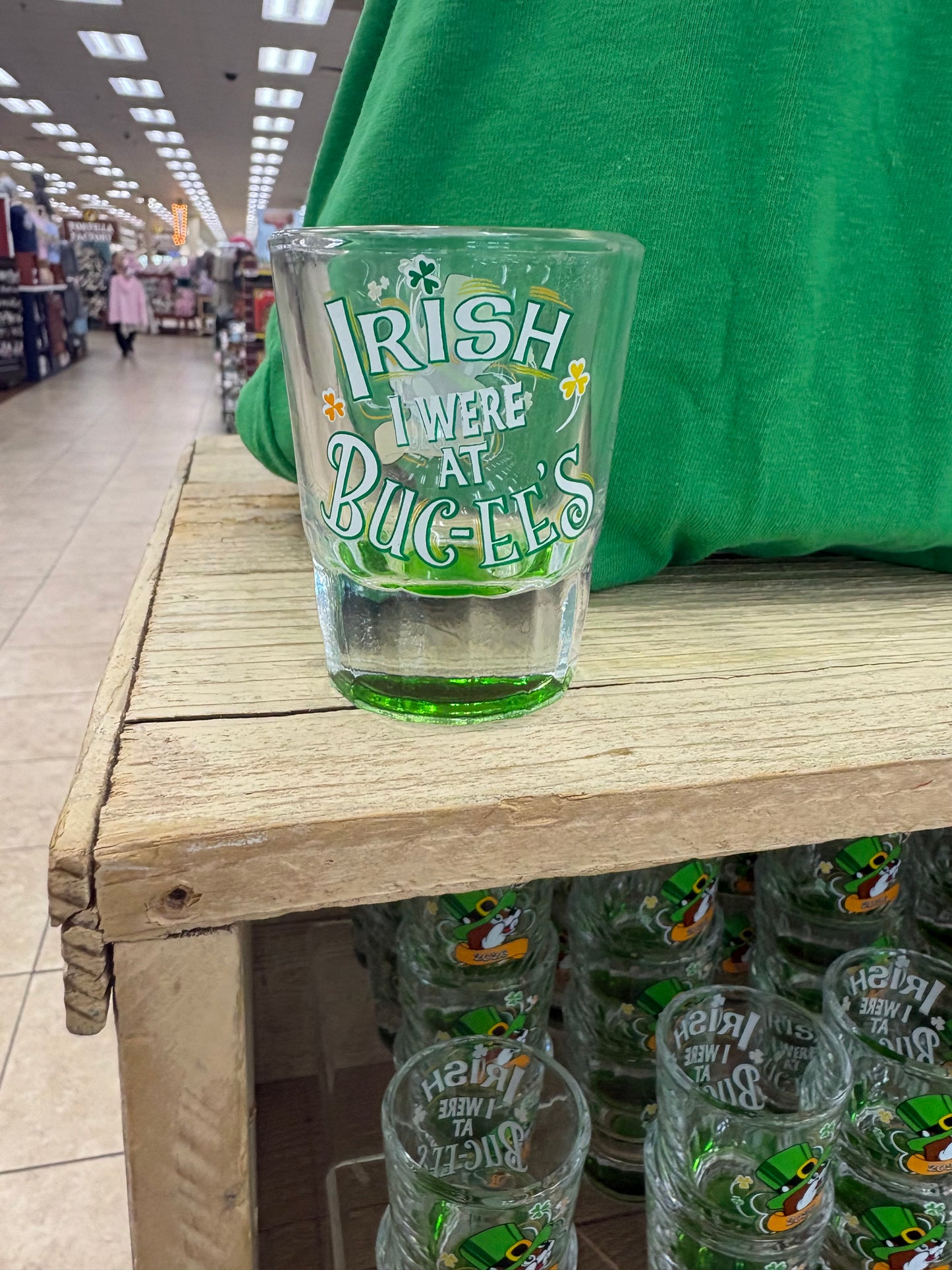 Buc-ee’s 2026 Limited Edition St Patrick’s Day 1 oz Decorative Shot Glass