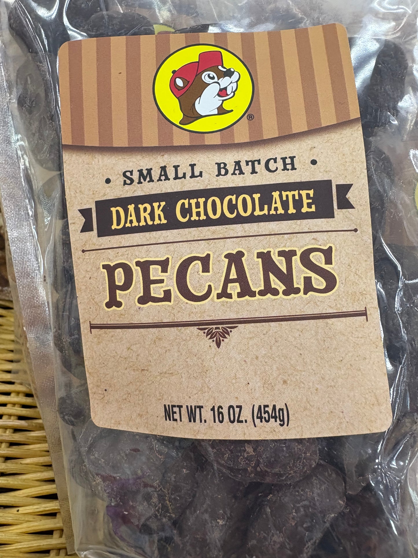 Buc-ee’s Small Batch Dark Chocolate Pecans